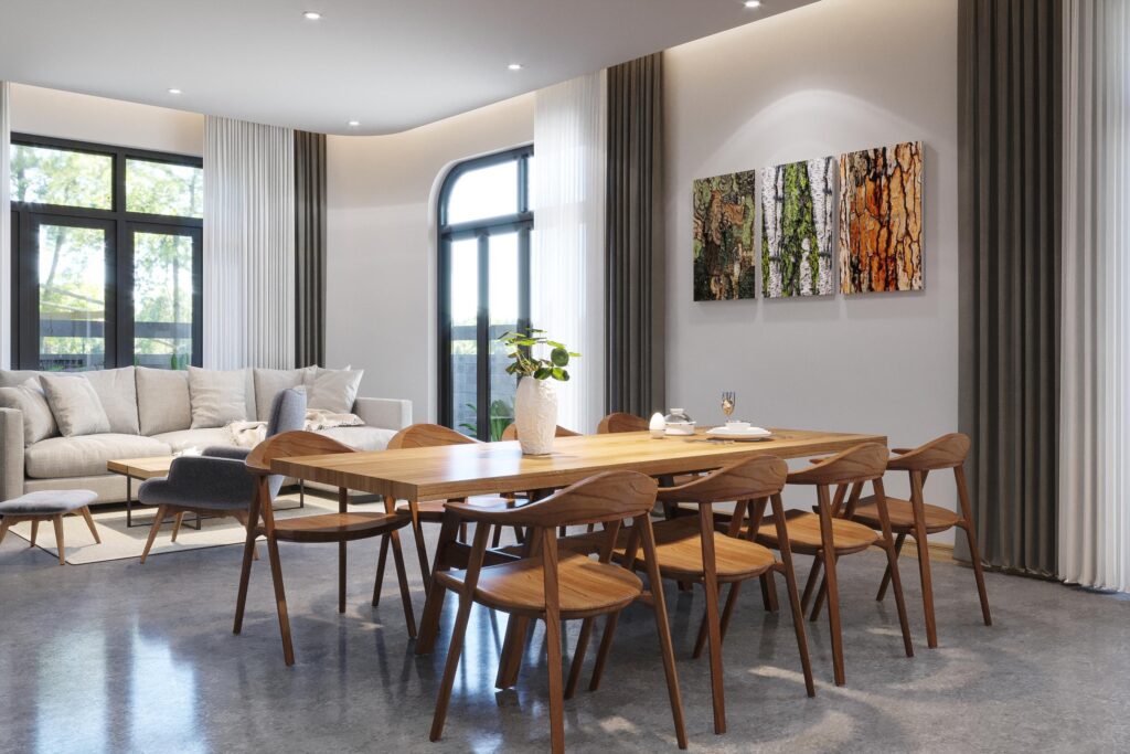 VILLA BẾN TRE 7 villa ben tre phong khach bep1