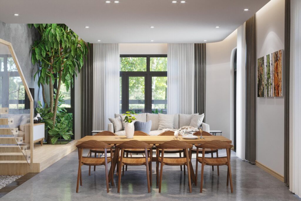VILLA BẾN TRE 8 villa ben tre phong khach bep2